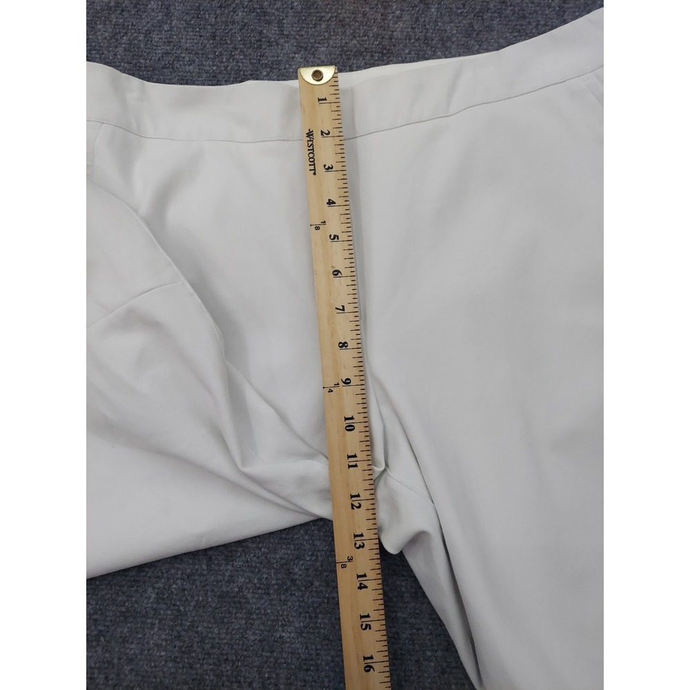Spanx‎ Pants Womens XL White Wide Leg Cropped Pull On Shape Beach Coastal - Picture 8 of 11